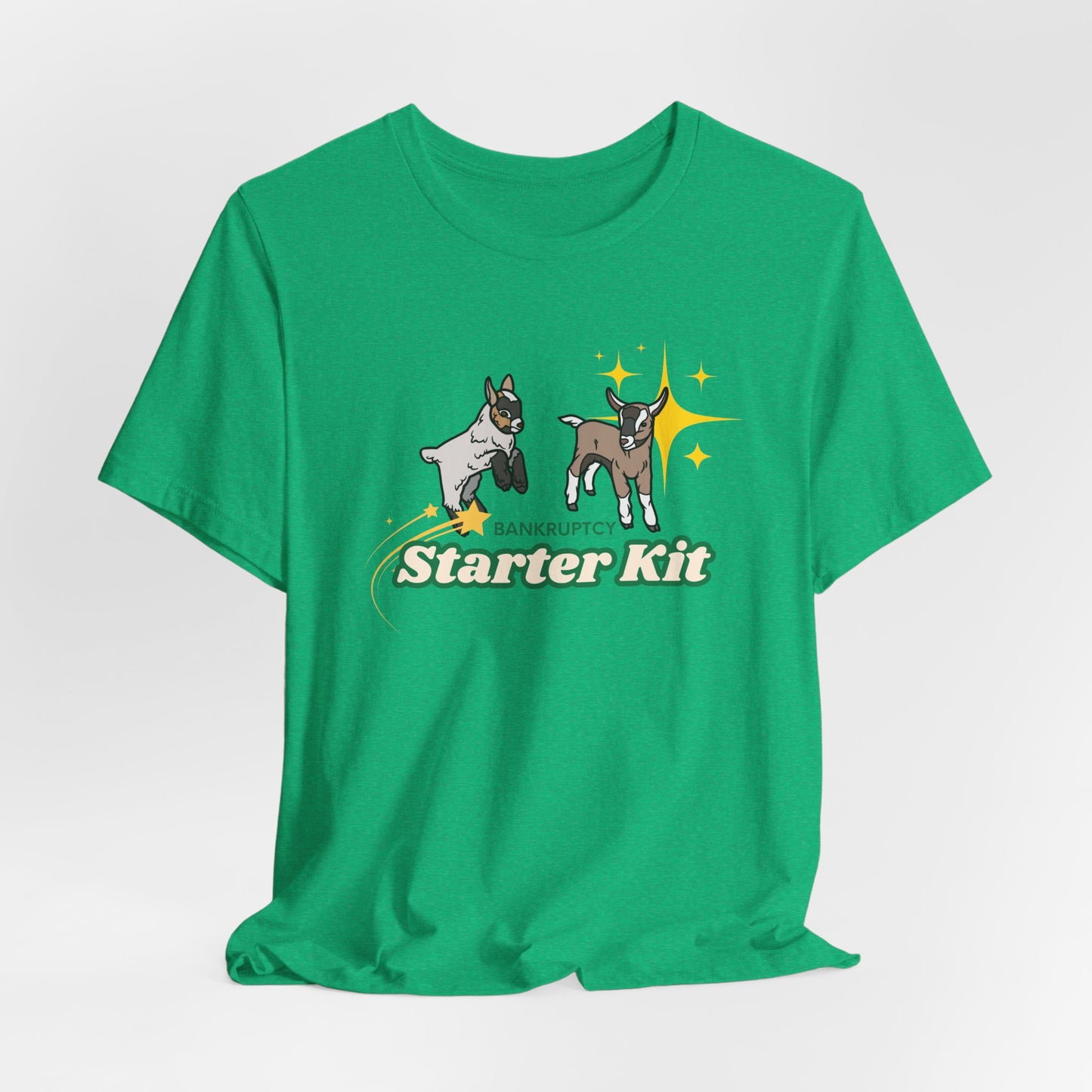 Unisex Jersey Tee - "Bankruptcy Starter Kit"