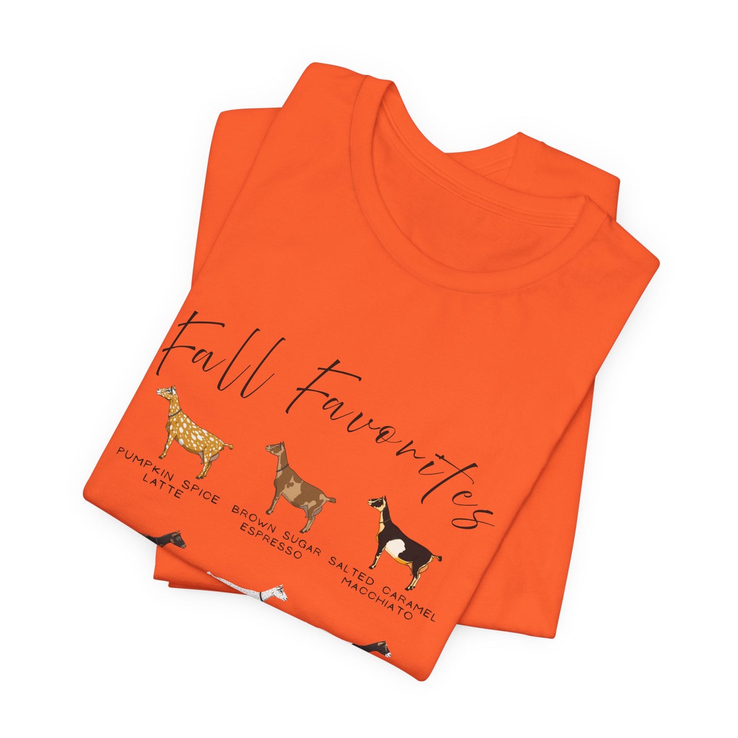 Unisex Jersey Tee - "Fall Favorites"