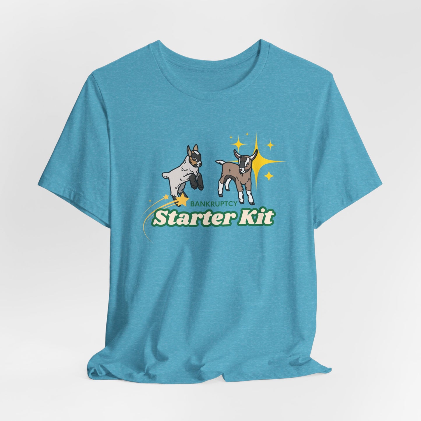 Unisex Jersey Tee - "Bankruptcy Starter Kit"