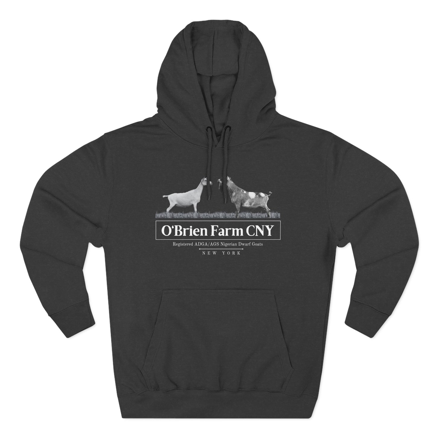 Three-Panel Fleece Hoodie "O'Brien Farm CNY"