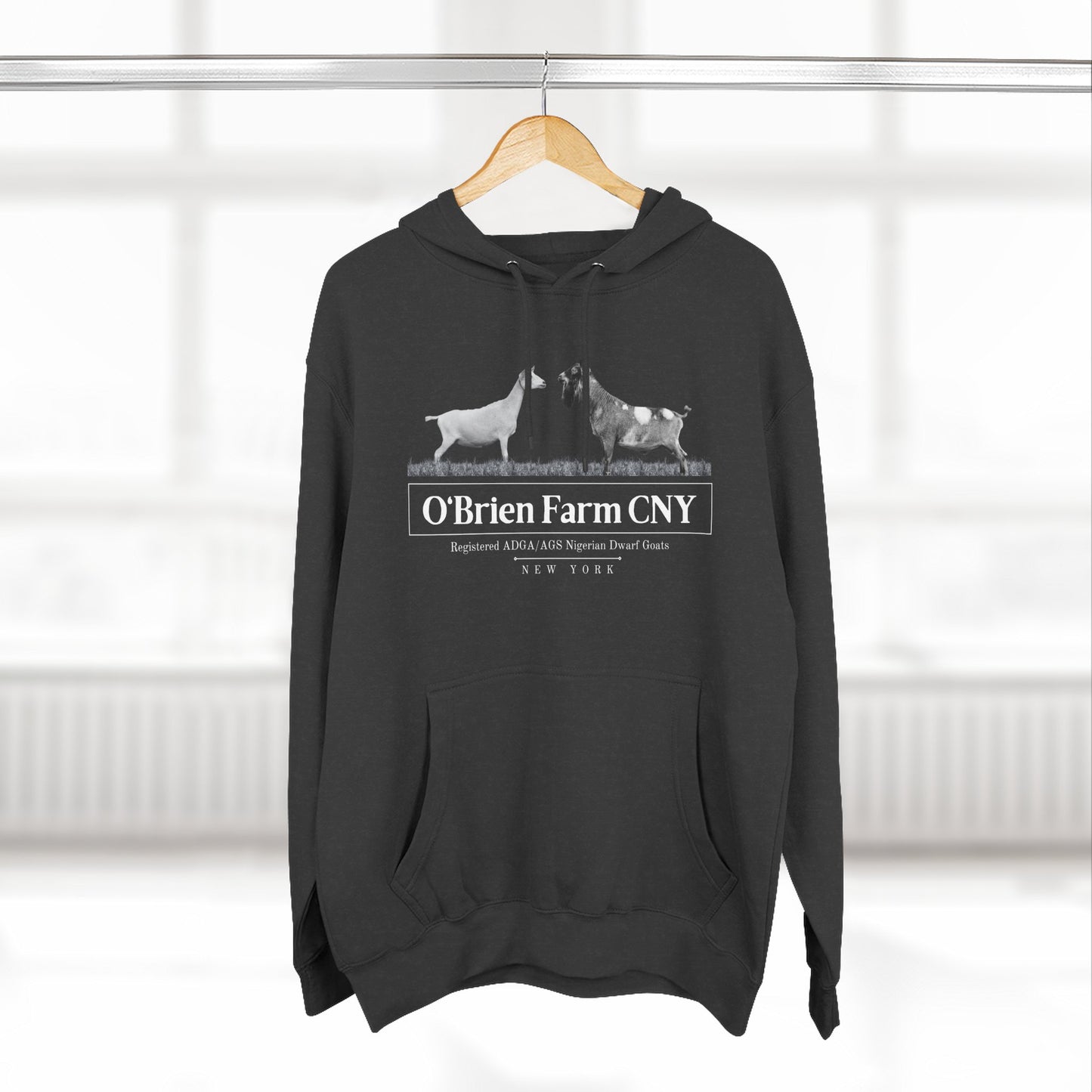 Three-Panel Fleece Hoodie "O'Brien Farm CNY"