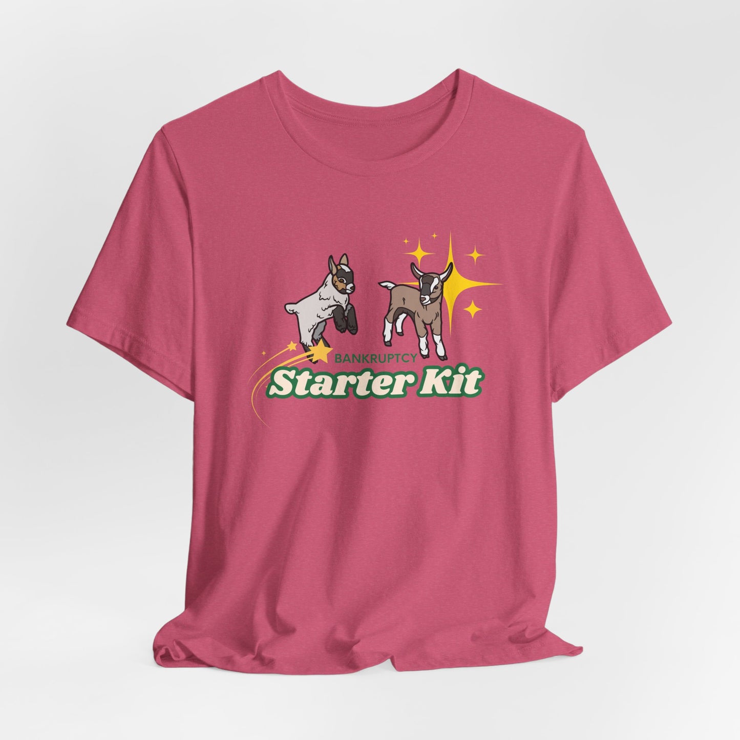 Unisex Jersey Tee - "Bankruptcy Starter Kit"