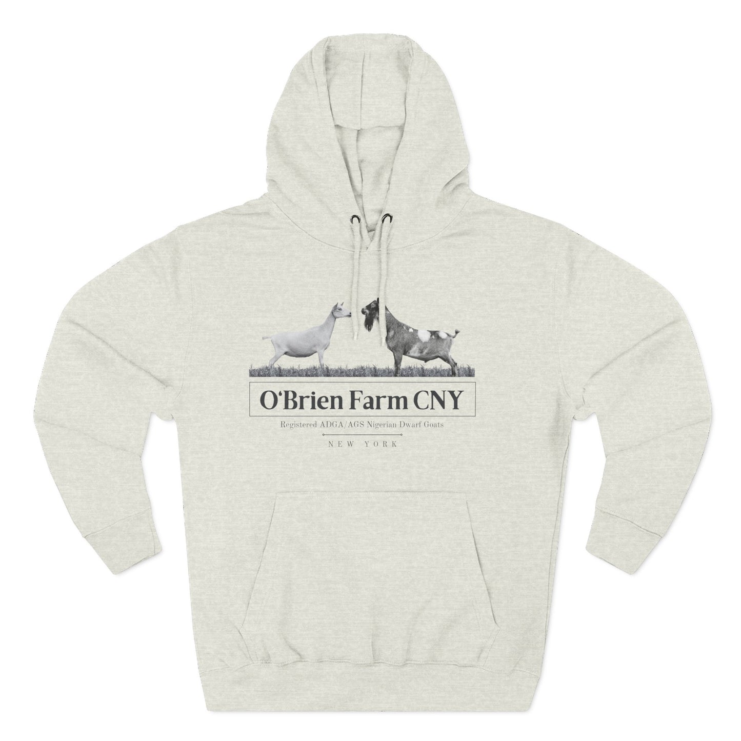 Three-Panel Fleece Hoodie "O'Brien Farm CNY"