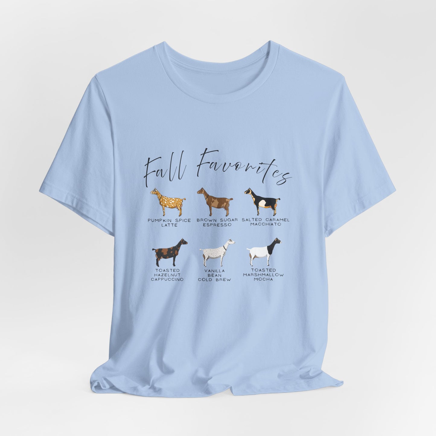 Unisex Jersey Tee - "Fall Favorites"