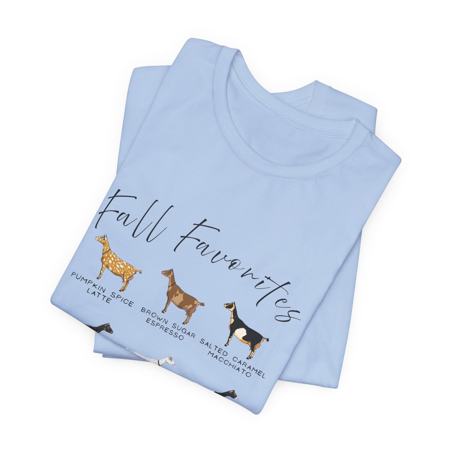 Unisex Jersey Tee - "Fall Favorites"