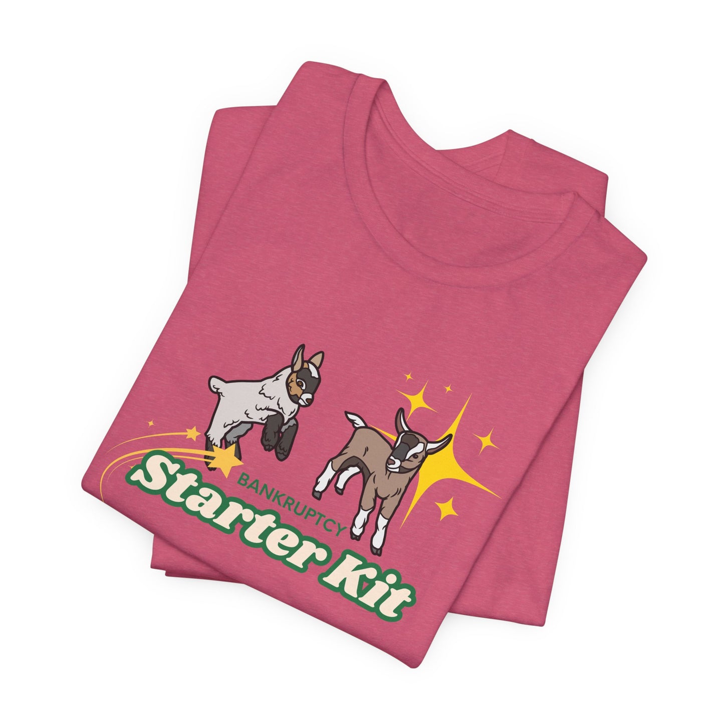 Unisex Jersey Tee - "Bankruptcy Starter Kit"