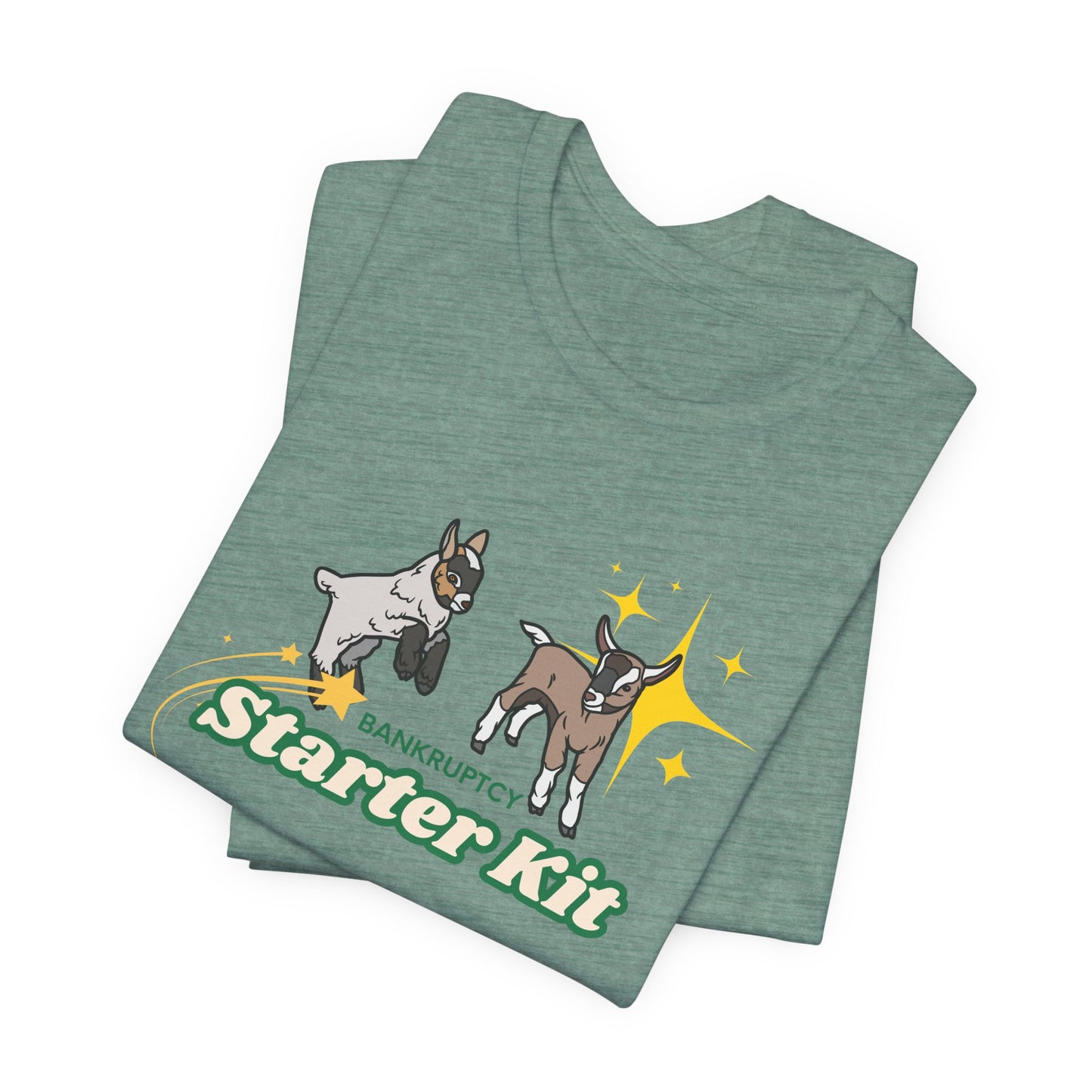 Unisex Jersey Tee - "Bankruptcy Starter Kit"