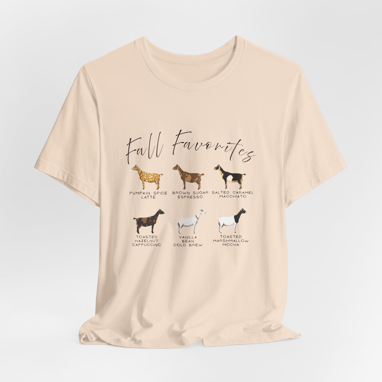 Unisex Jersey Tee - "Fall Favorites"
