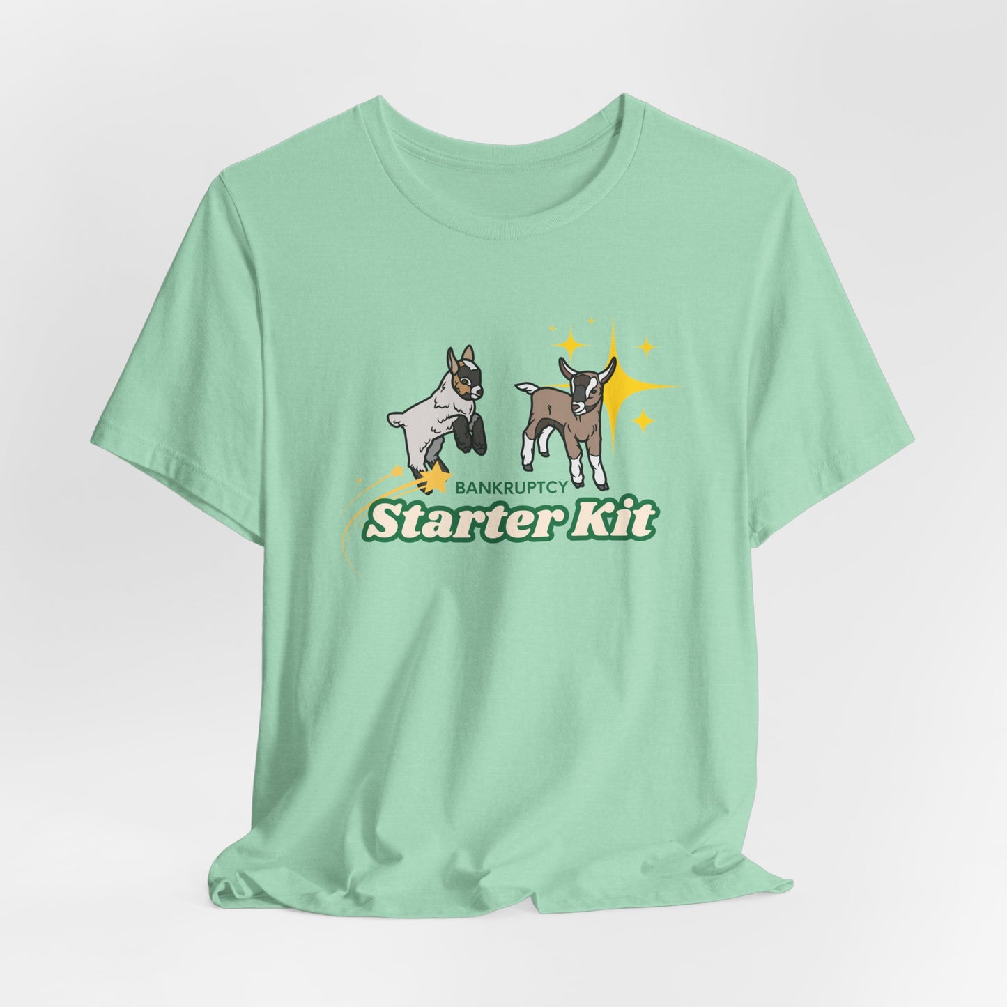 Unisex Jersey Tee - "Bankruptcy Starter Kit"