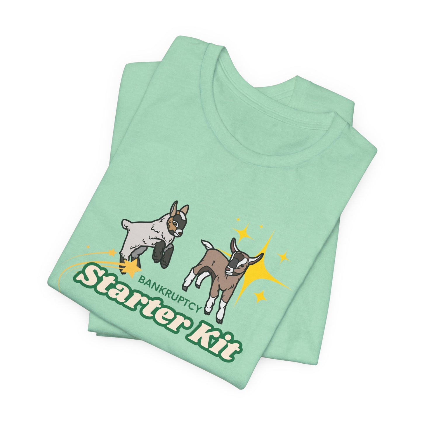 Unisex Jersey Tee - "Bankruptcy Starter Kit"