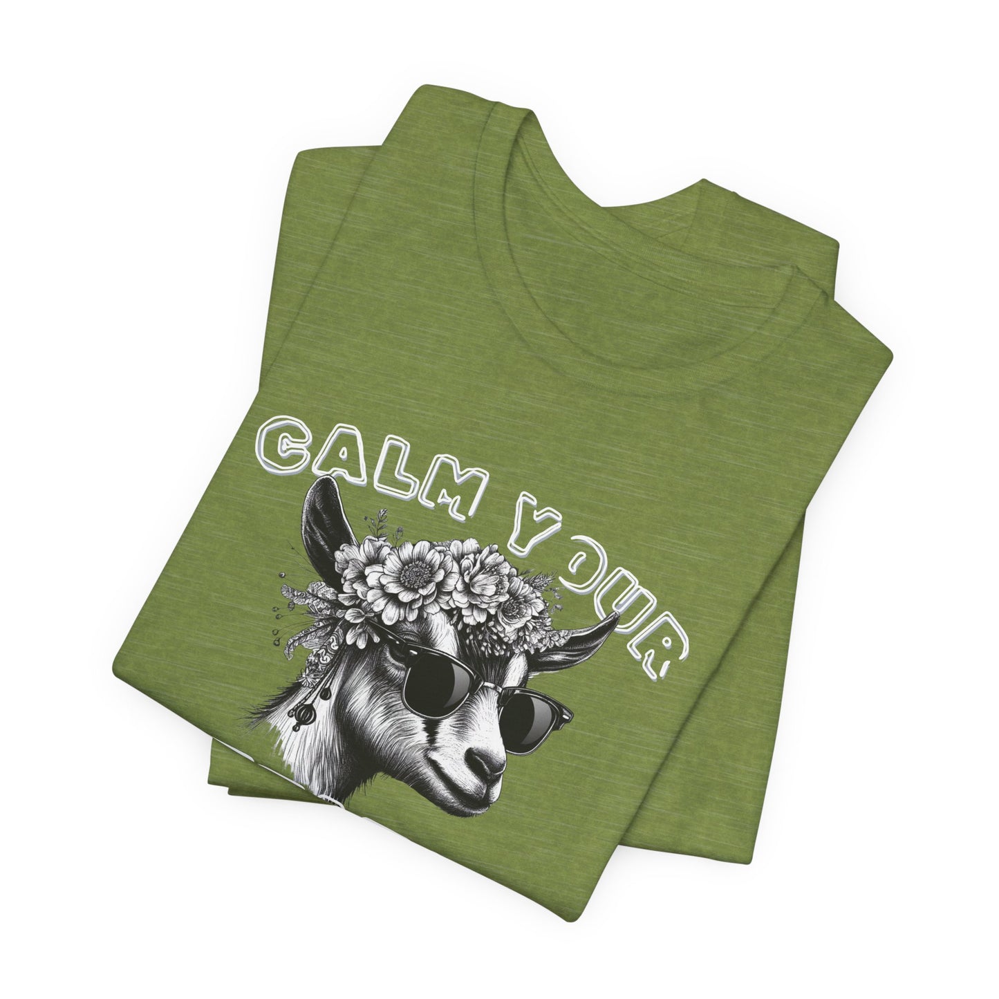 Unisex Jersey Tee - "Calm Your Teats"