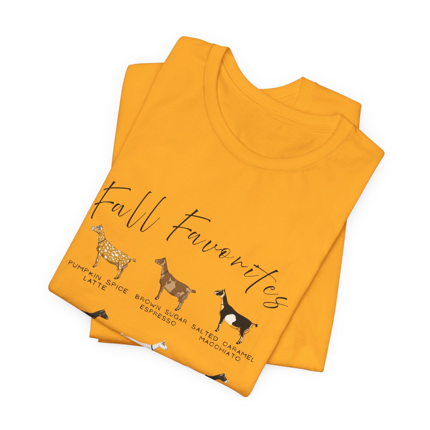 Unisex Jersey Tee - "Fall Favorites"