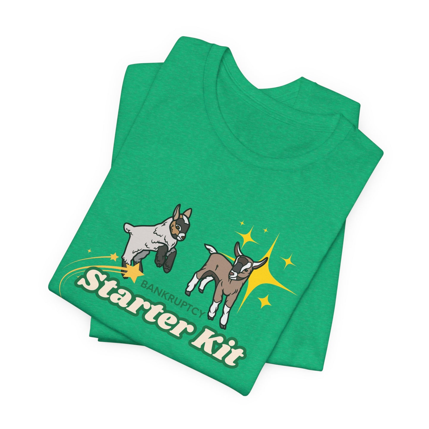 Unisex Jersey Tee - "Bankruptcy Starter Kit"