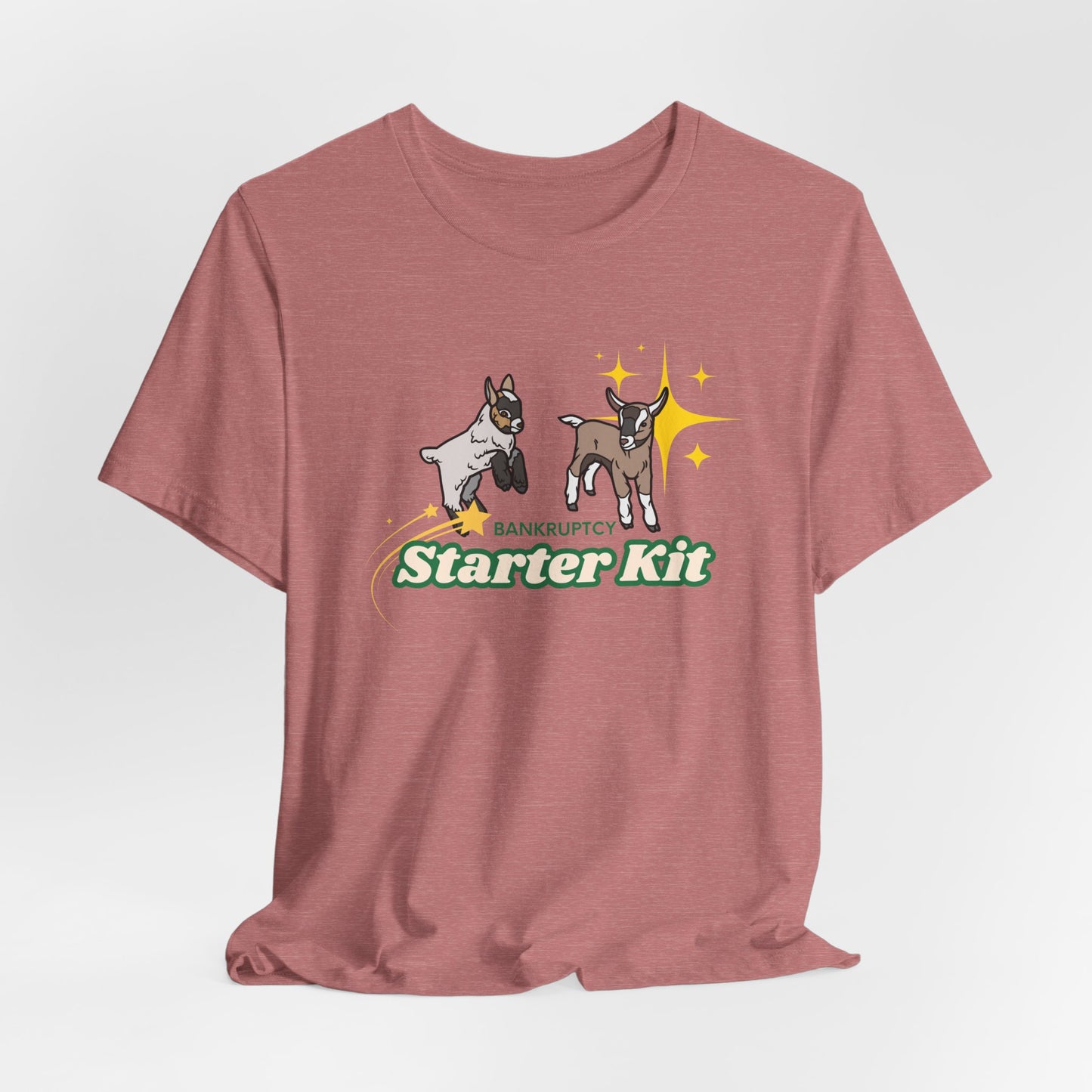 Unisex Jersey Tee - "Bankruptcy Starter Kit"