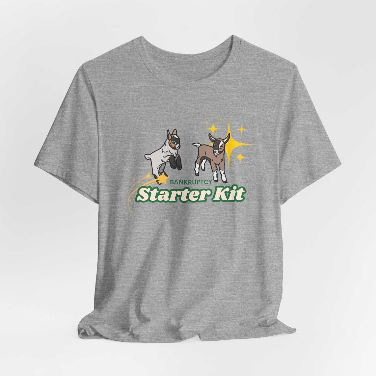 Unisex Jersey Tee - "Bankruptcy Starter Kit"