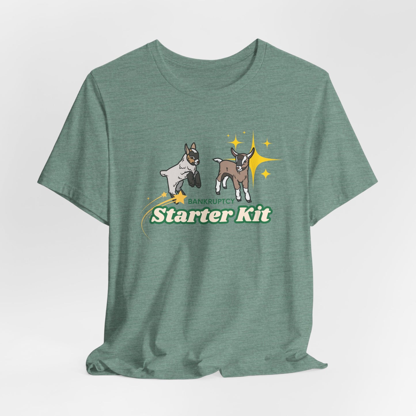 Unisex Jersey Tee - "Bankruptcy Starter Kit"