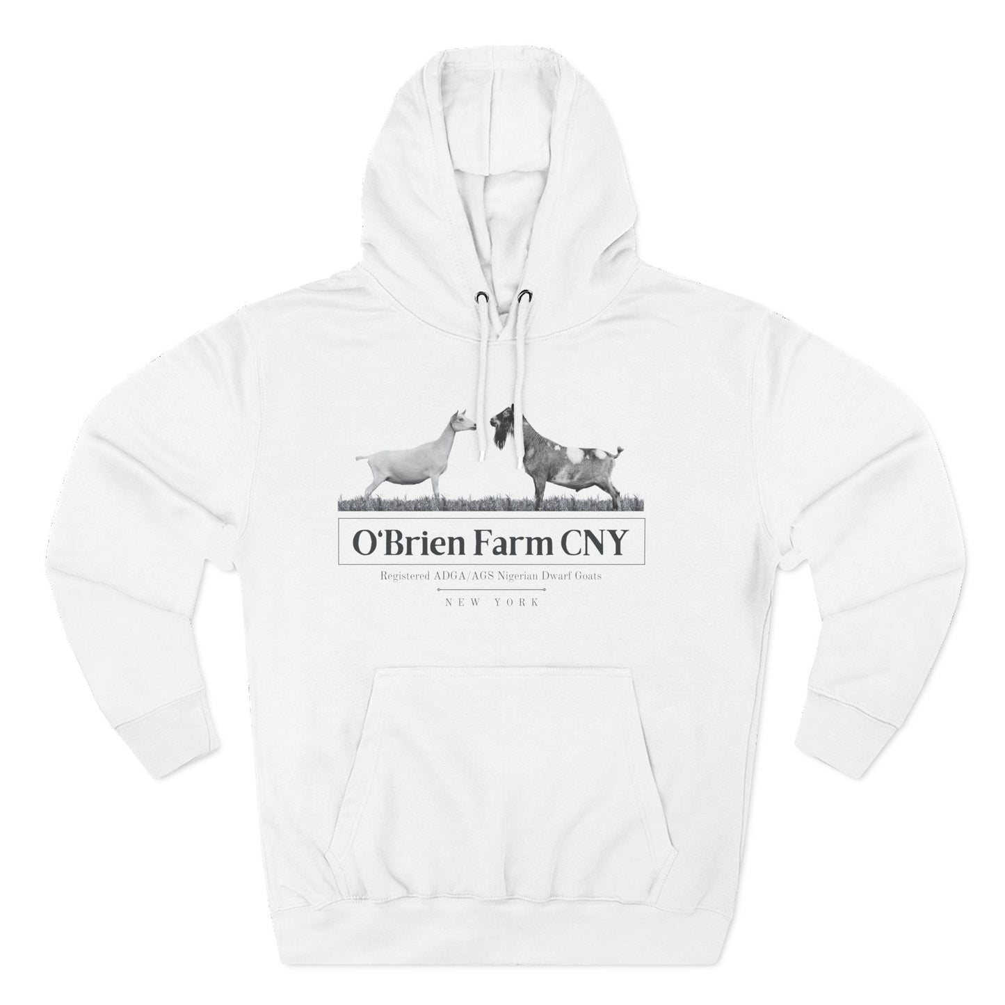 Three-Panel Fleece Hoodie "O'Brien Farm CNY"