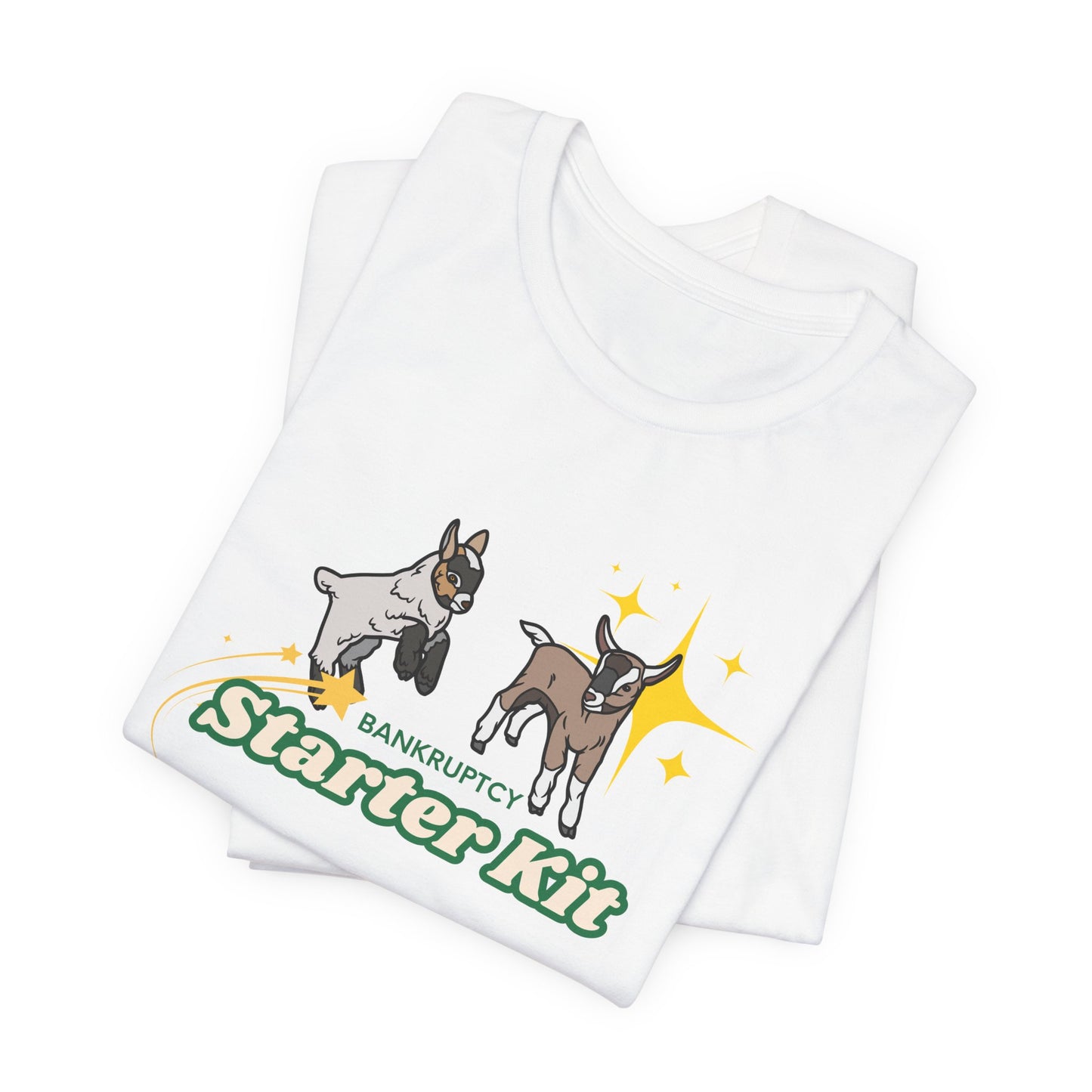 Unisex Jersey Tee - "Bankruptcy Starter Kit"