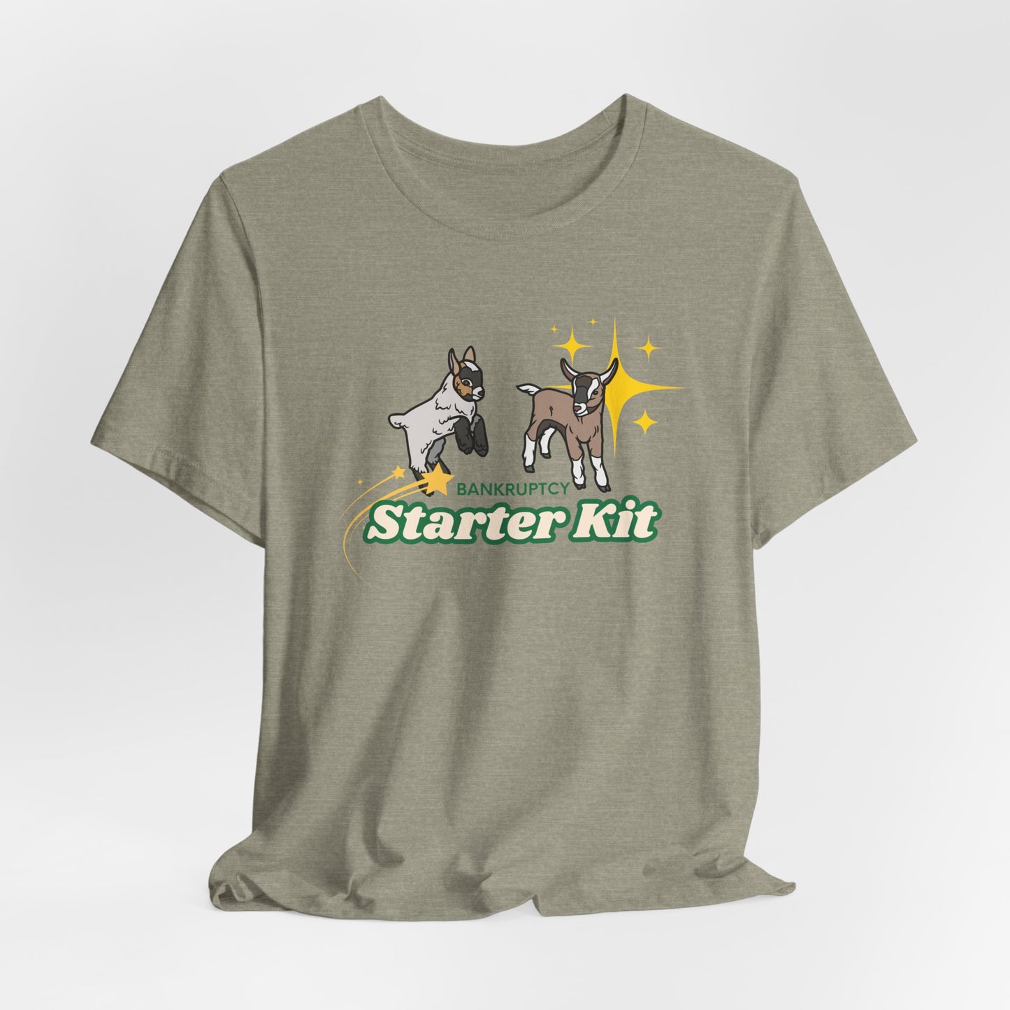 Unisex Jersey Tee - "Bankruptcy Starter Kit"