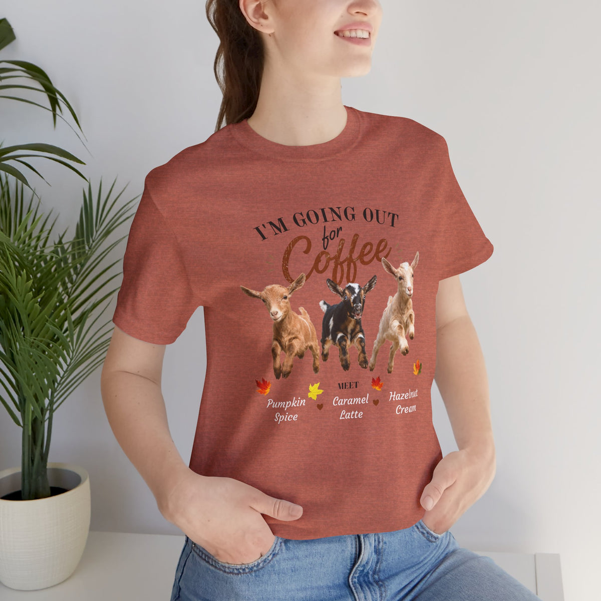 Unisex Jersey Short Sleeve Tee "Out for Coffee"