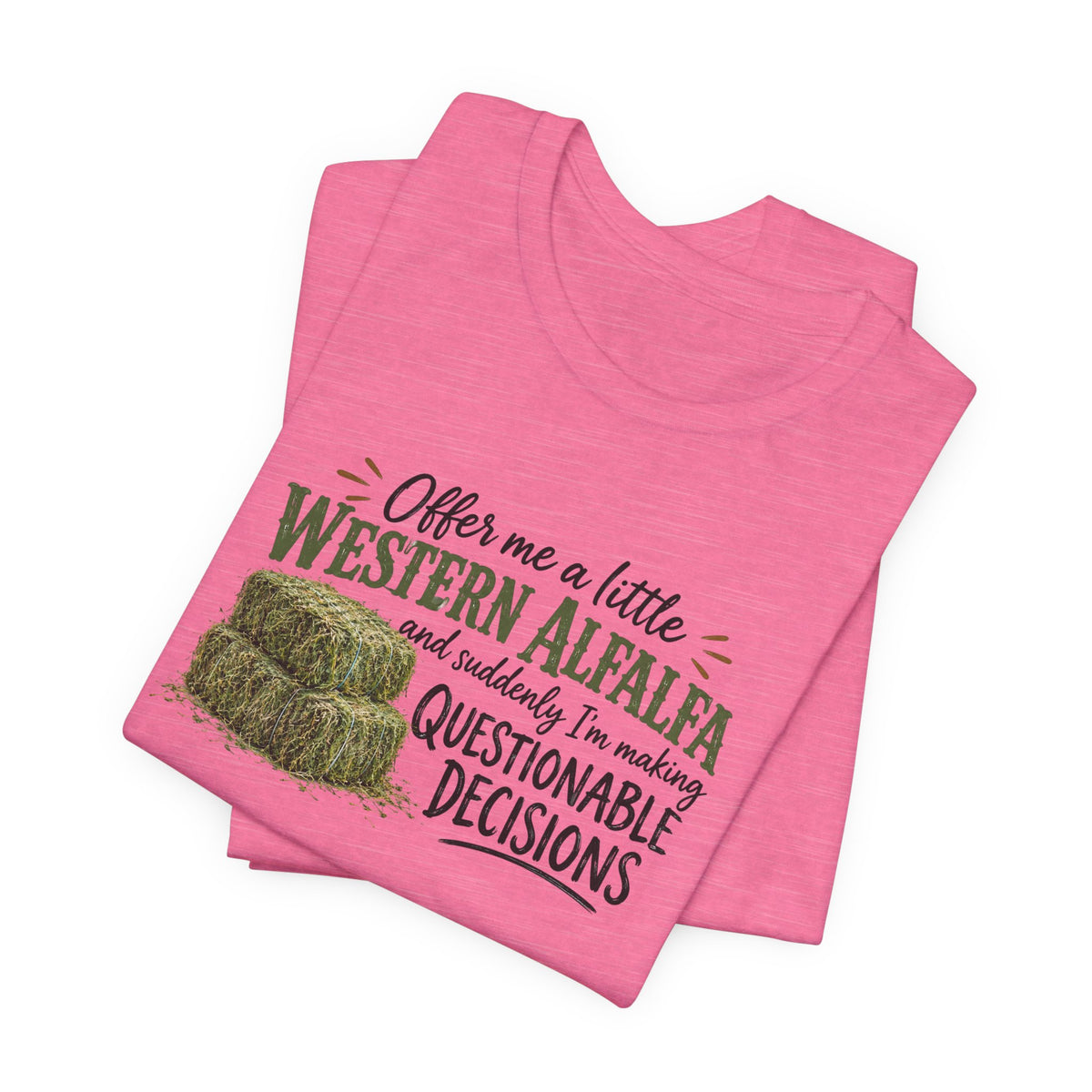 Unisex Jersey Short Sleeve Tee - "Western Alfalfa"