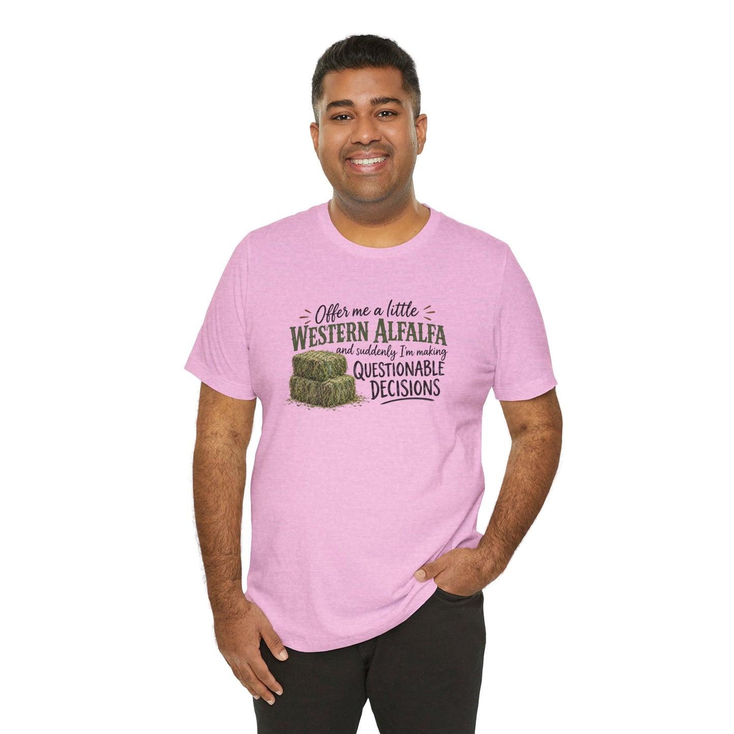 Unisex Jersey Short Sleeve Tee - "Western Alfalfa"