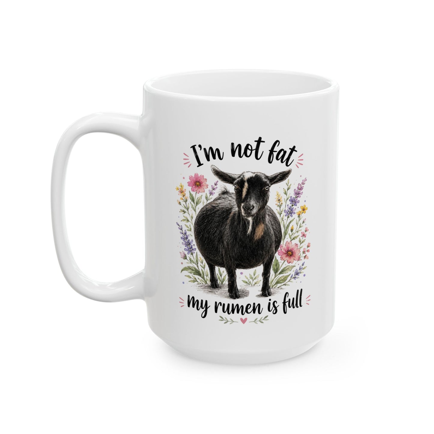 Ceramic Mug, (11oz, 15oz) - "It's just a food baby"
