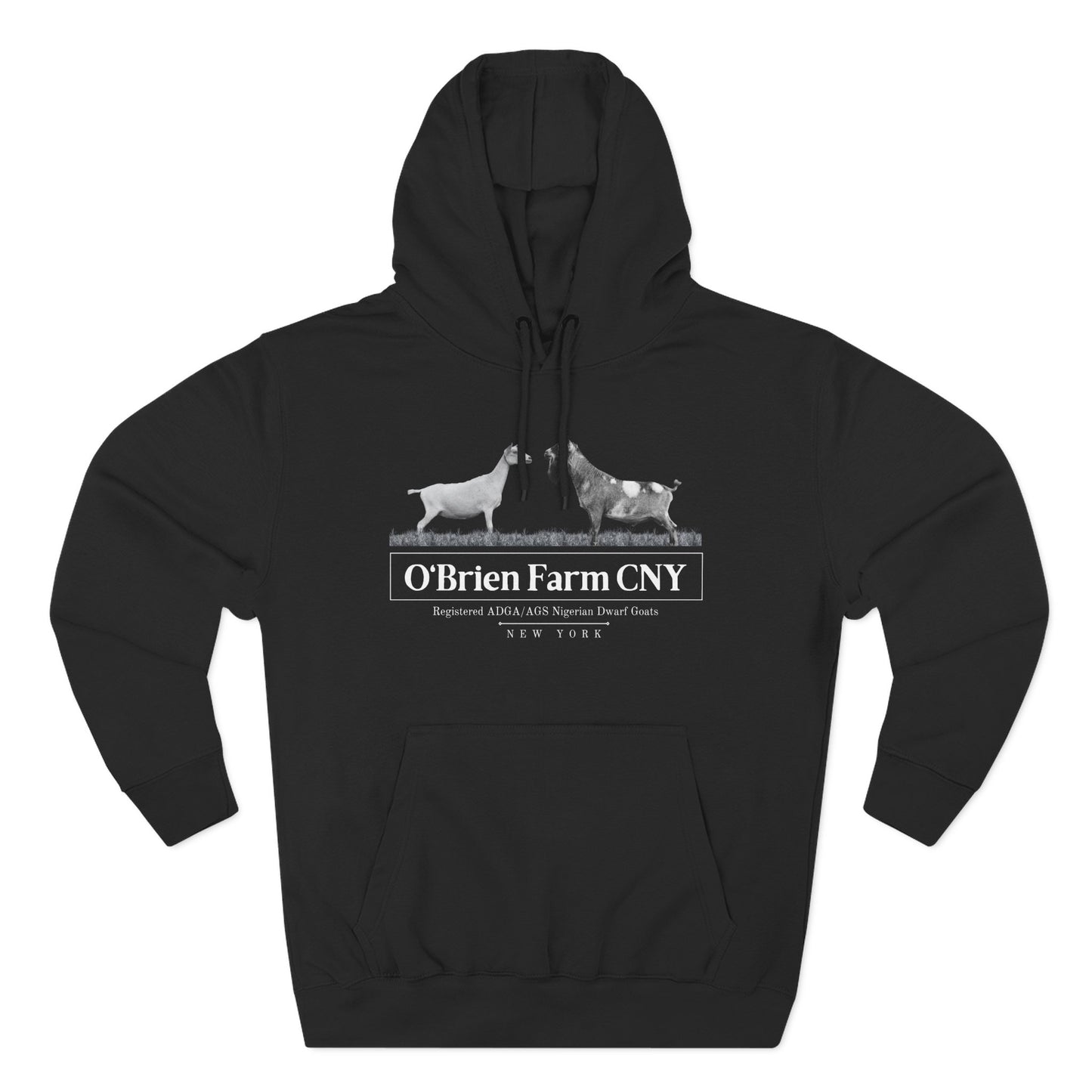 Three-Panel Fleece Hoodie "O'Brien Farm CNY"