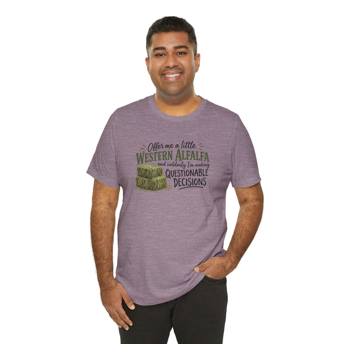 Unisex Jersey Short Sleeve Tee - "Western Alfalfa"