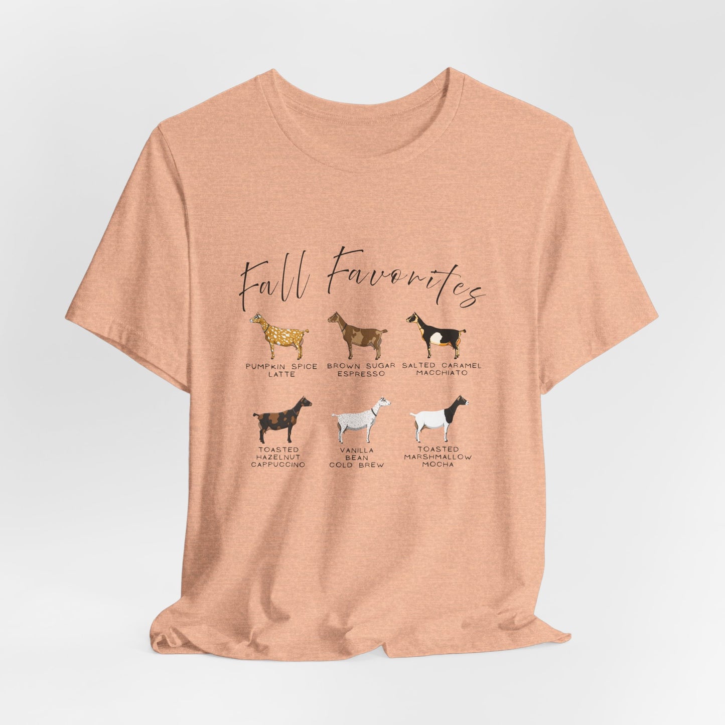 Unisex Jersey Tee - "Fall Favorites"