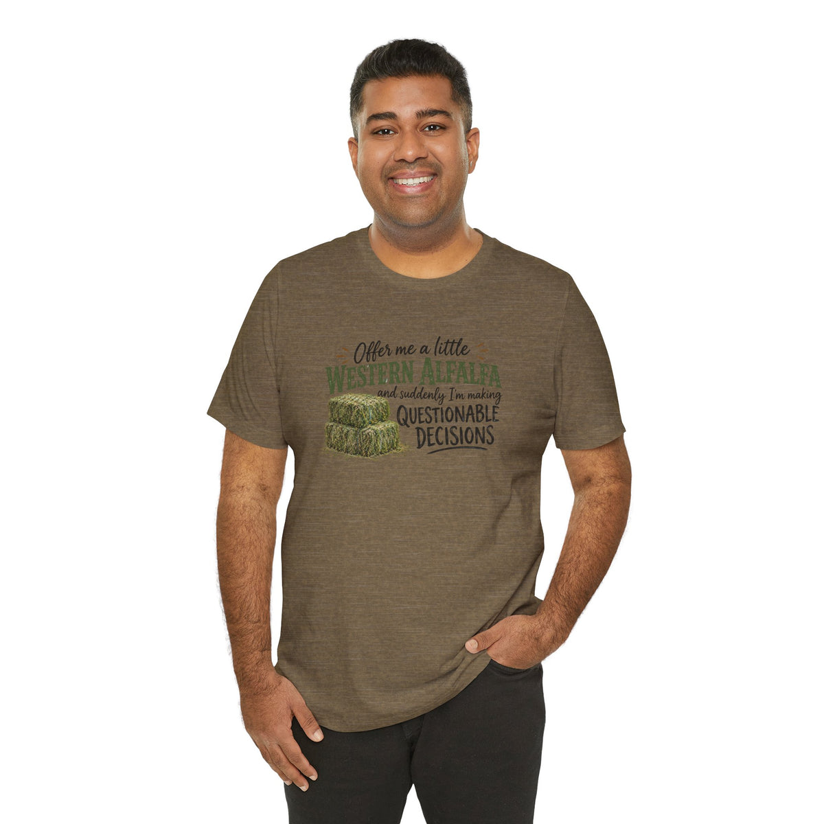 Unisex Jersey Short Sleeve Tee - "Western Alfalfa"