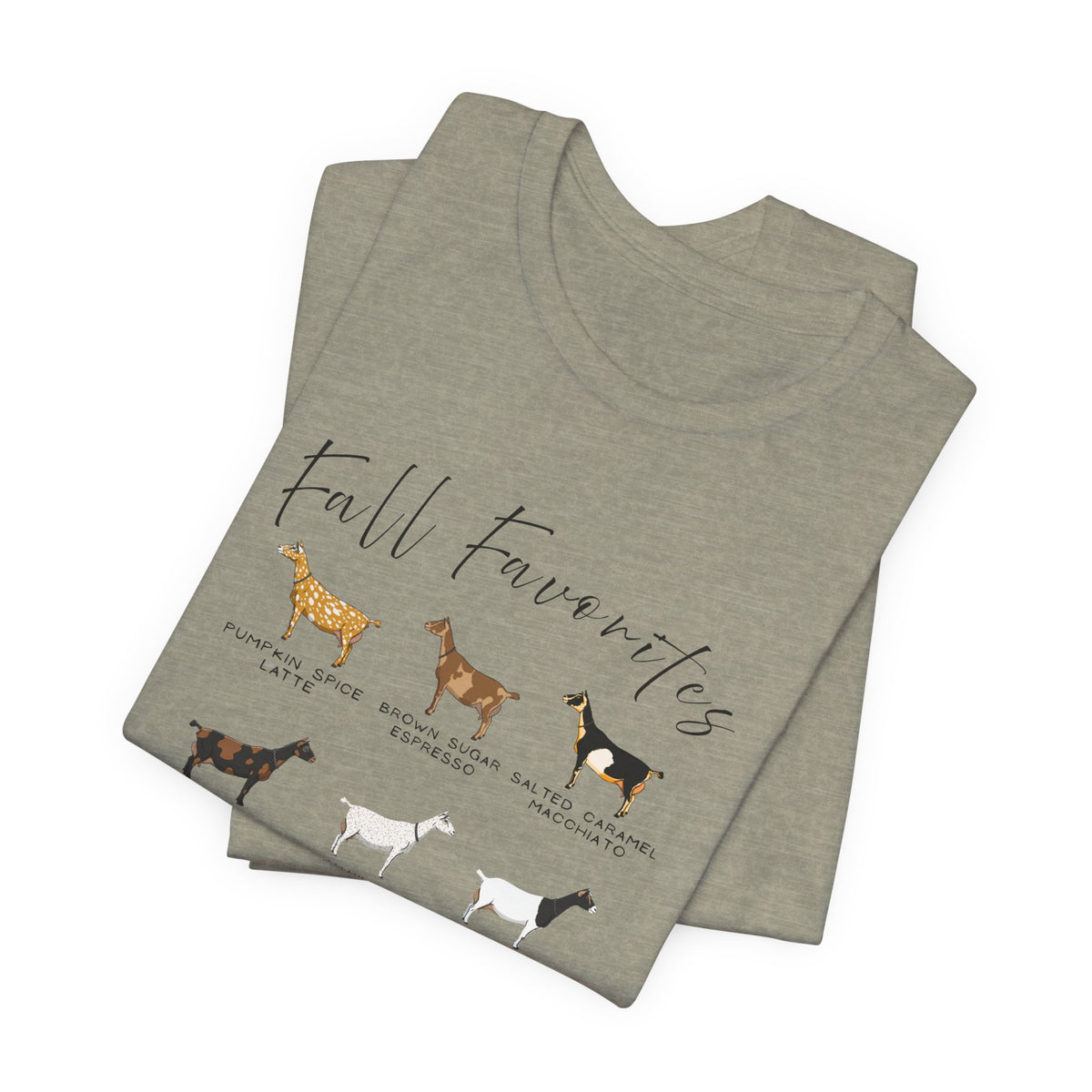 Unisex Jersey Short Sleeve Tee - "Fall Favorites'
