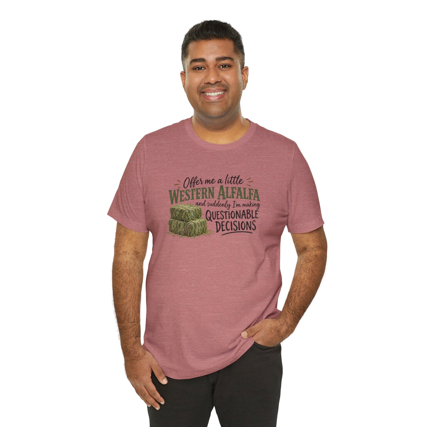 Unisex Jersey Short Sleeve Tee - "Western Alfalfa"