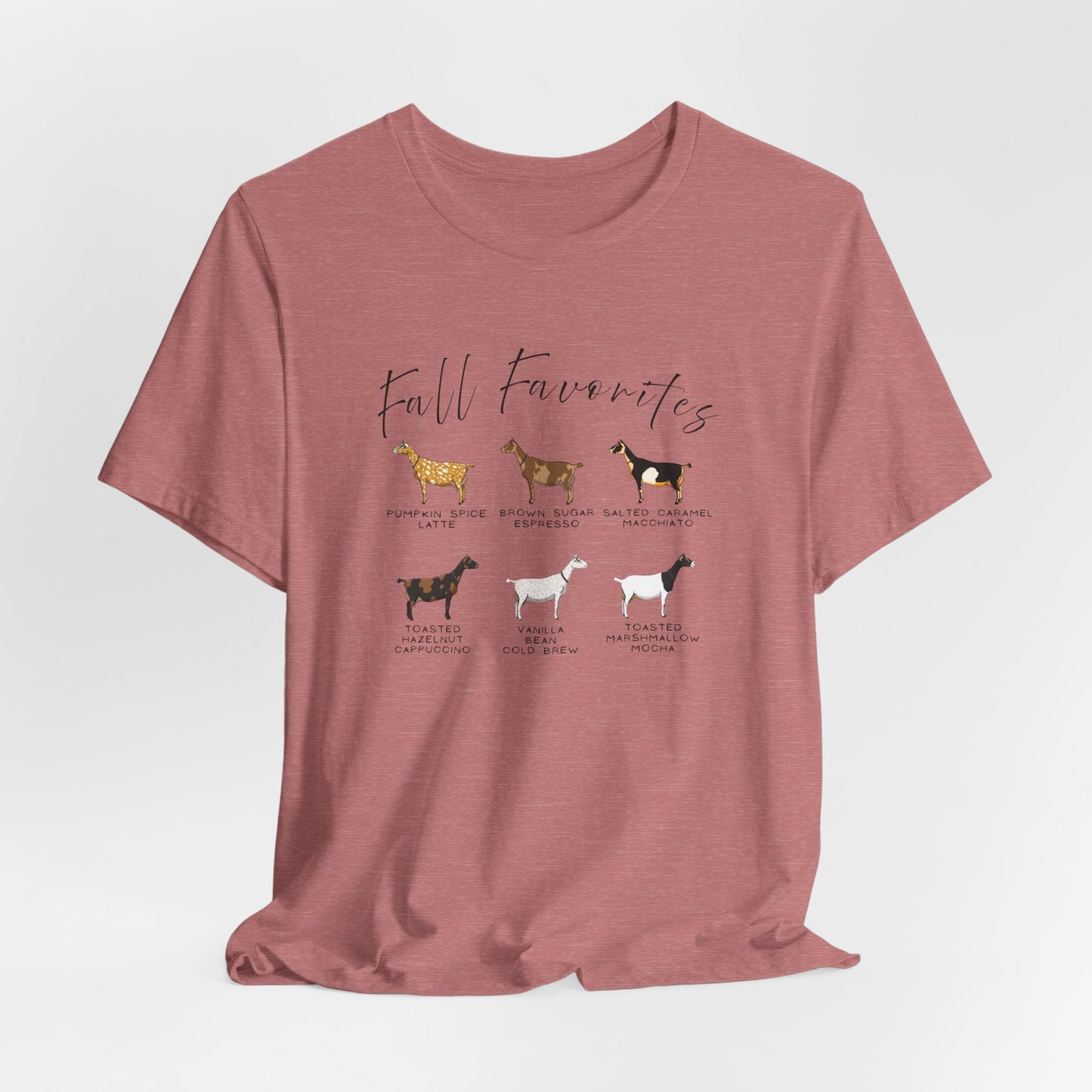 Unisex Jersey Short Sleeve Tee - "Fall Favorites'