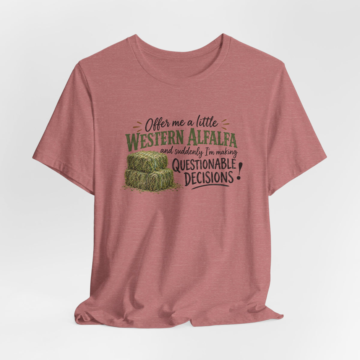Unisex Jersey Short Sleeve Tee - "Western Alfalfa"