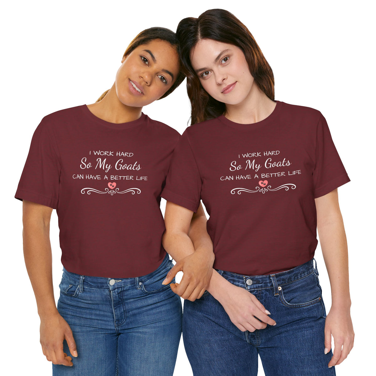 Unisex Jersey Short Sleeve Tee - "I Work Hard"