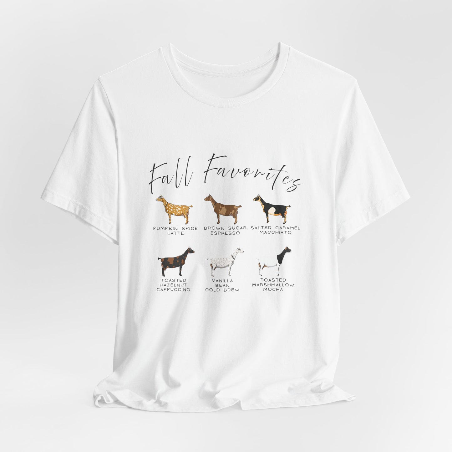 Unisex Jersey Tee - "Fall Favorites"