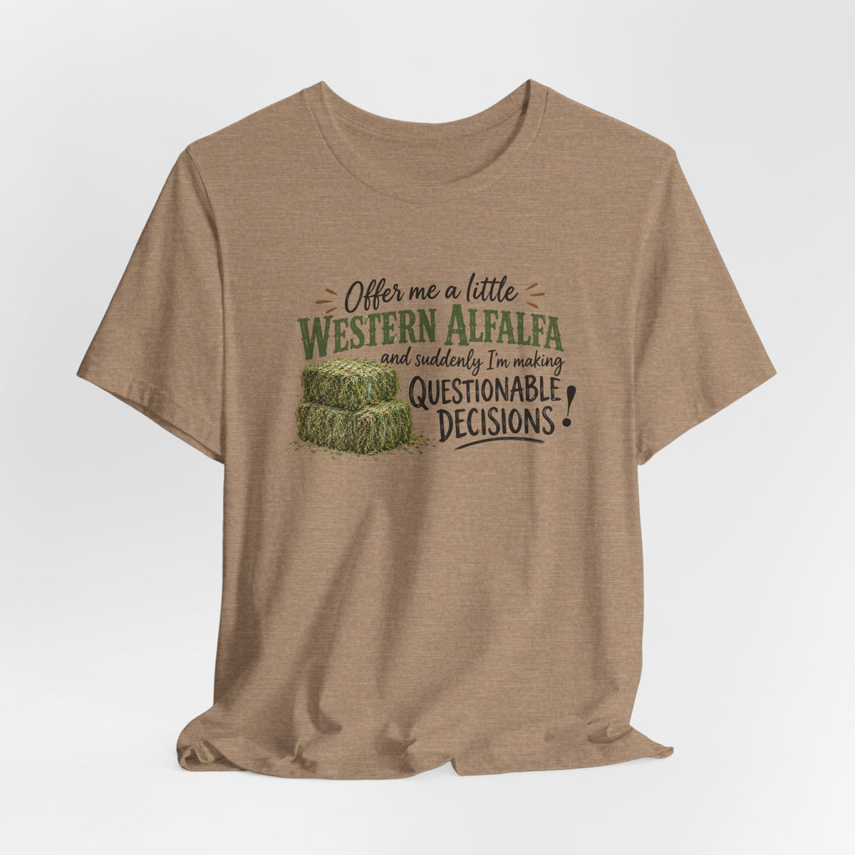 Unisex Jersey Short Sleeve Tee - "Western Alfalfa"