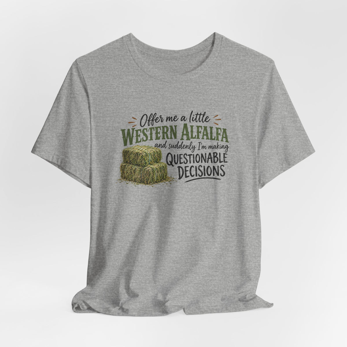Unisex Jersey Short Sleeve Tee - "Western Alfalfa"