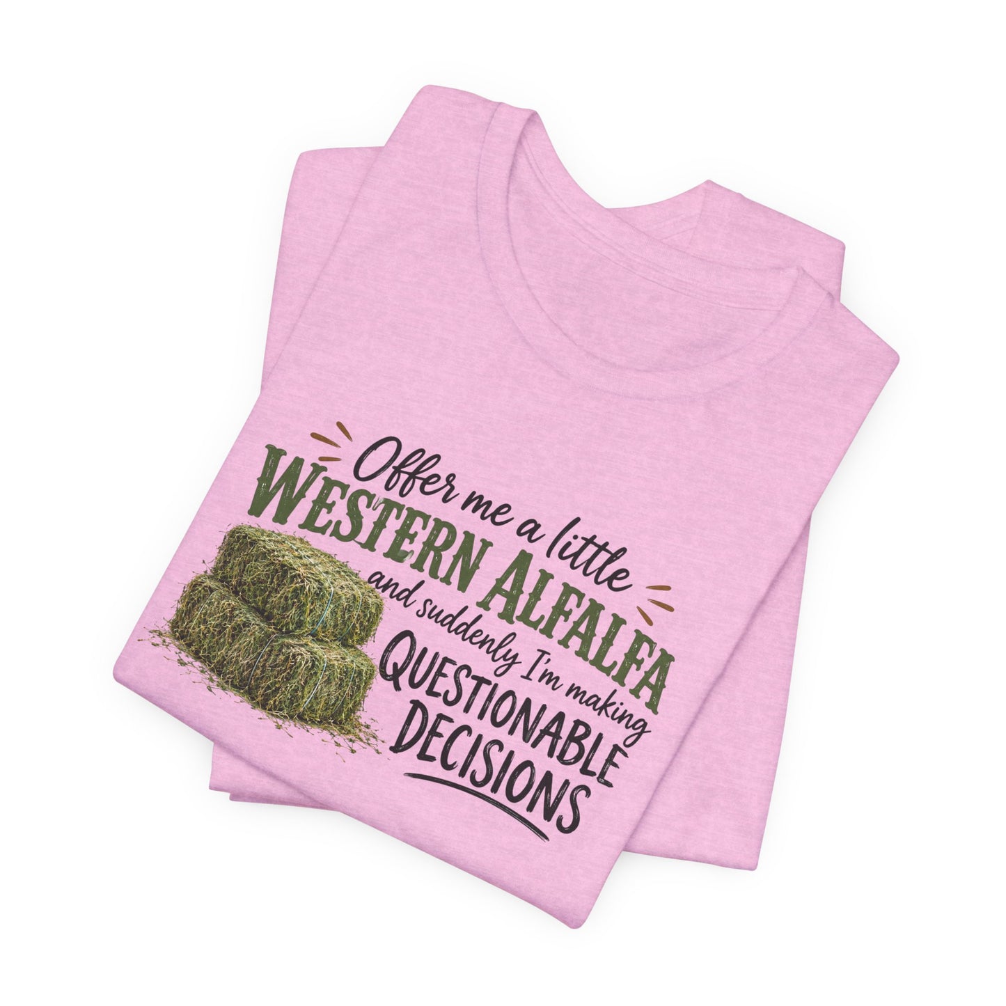 Unisex Jersey Short Sleeve Tee - "Western Alfalfa"