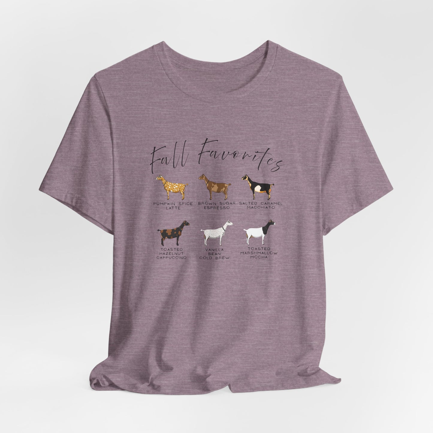 Unisex Jersey Short Sleeve Tee - "Fall Favorites'