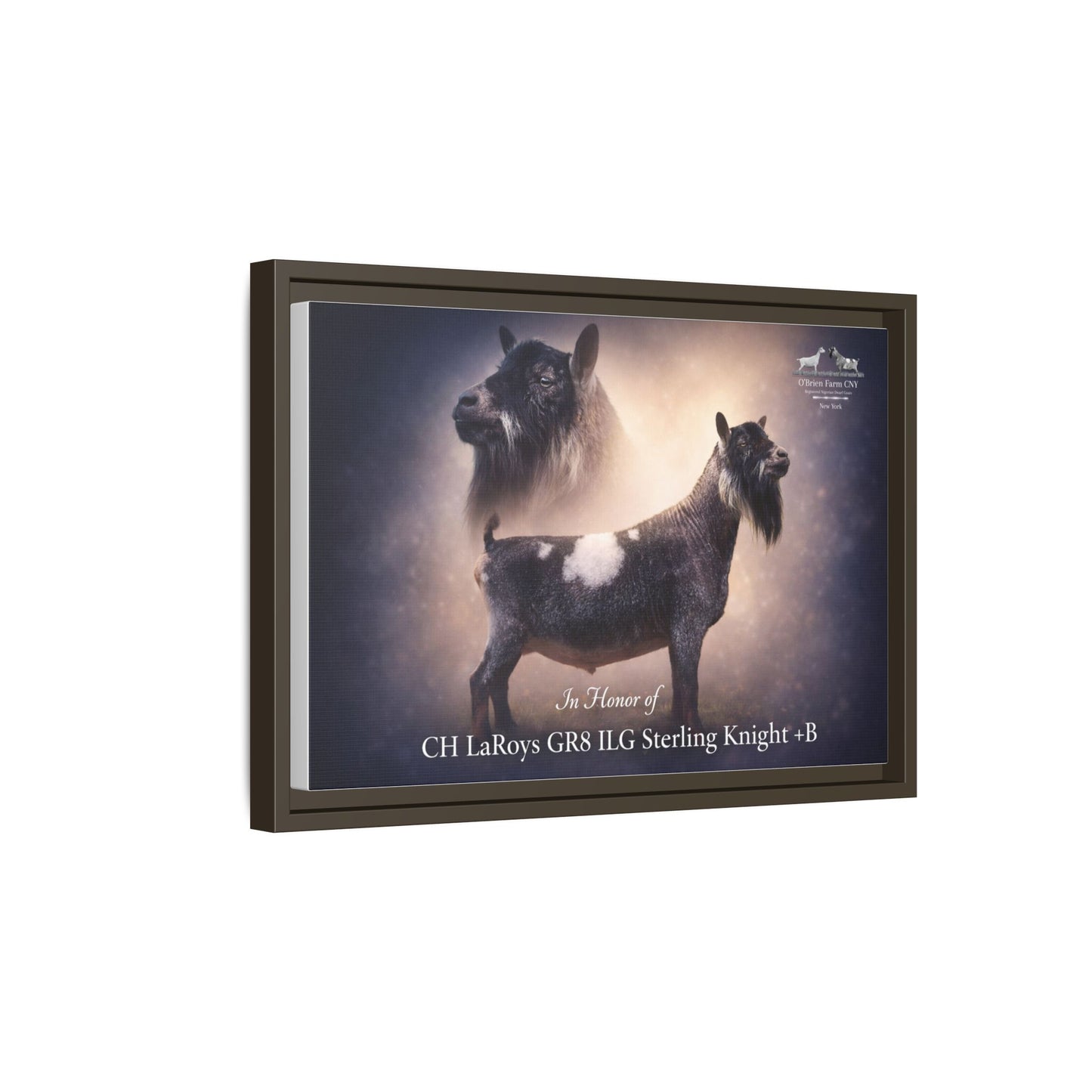 FOR KIM 12" x 18" Matte Canvas, Framed (Multi-color)