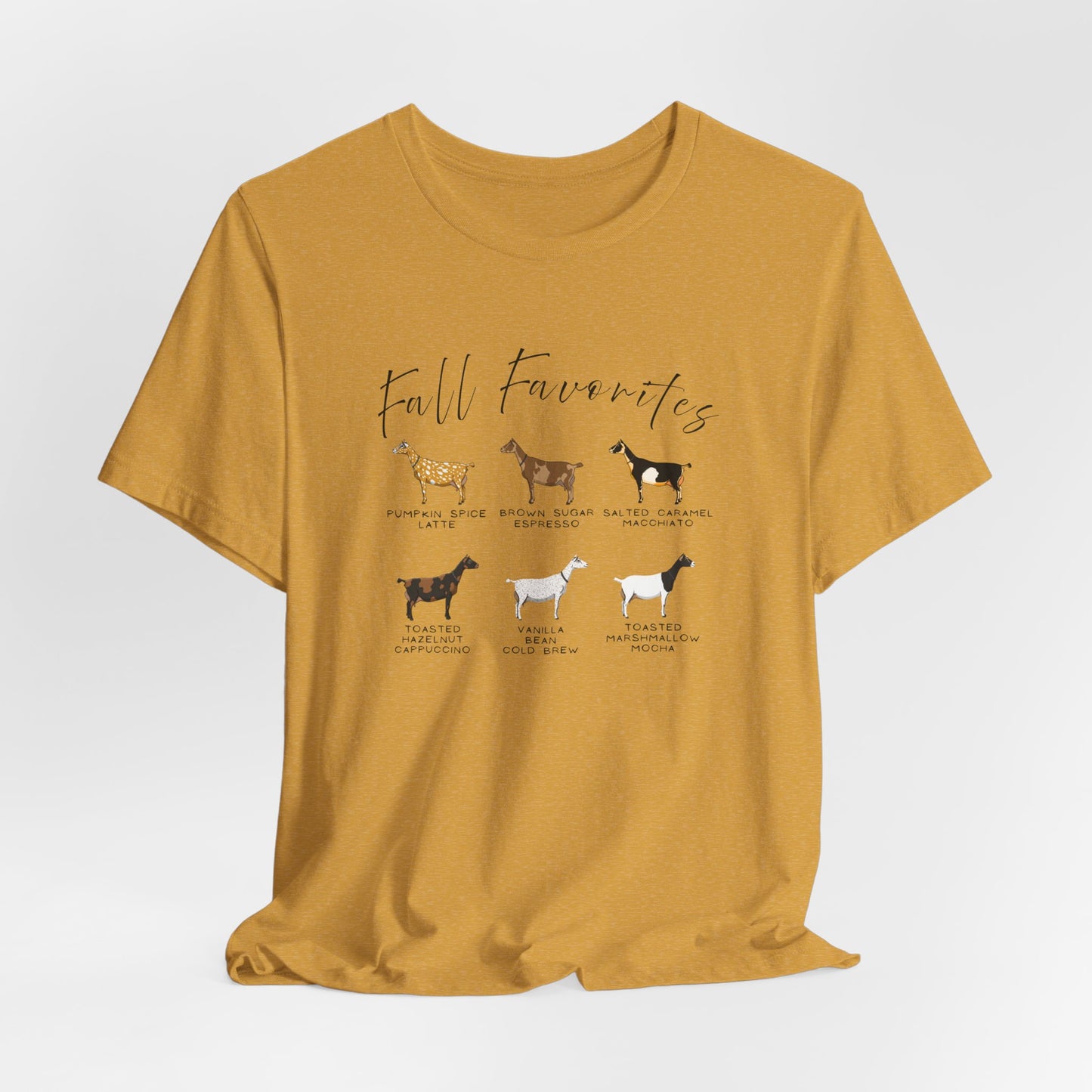 Unisex Jersey Short Sleeve Tee - "Fall Favorites'