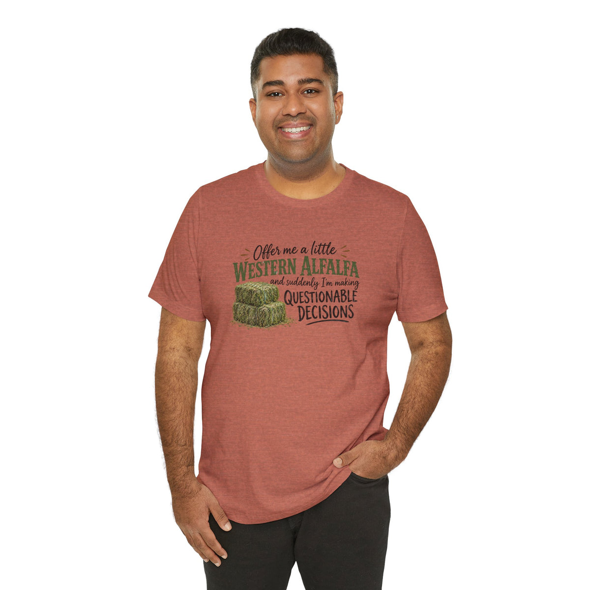 Unisex Jersey Short Sleeve Tee - "Western Alfalfa"