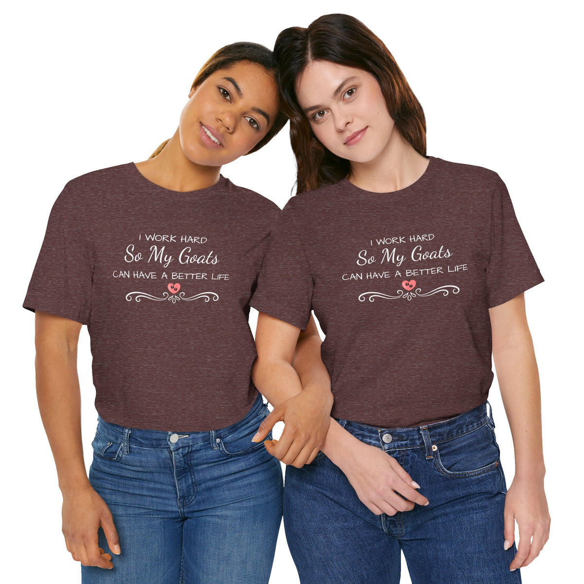 Unisex Jersey Short Sleeve Tee - "I Work Hard"