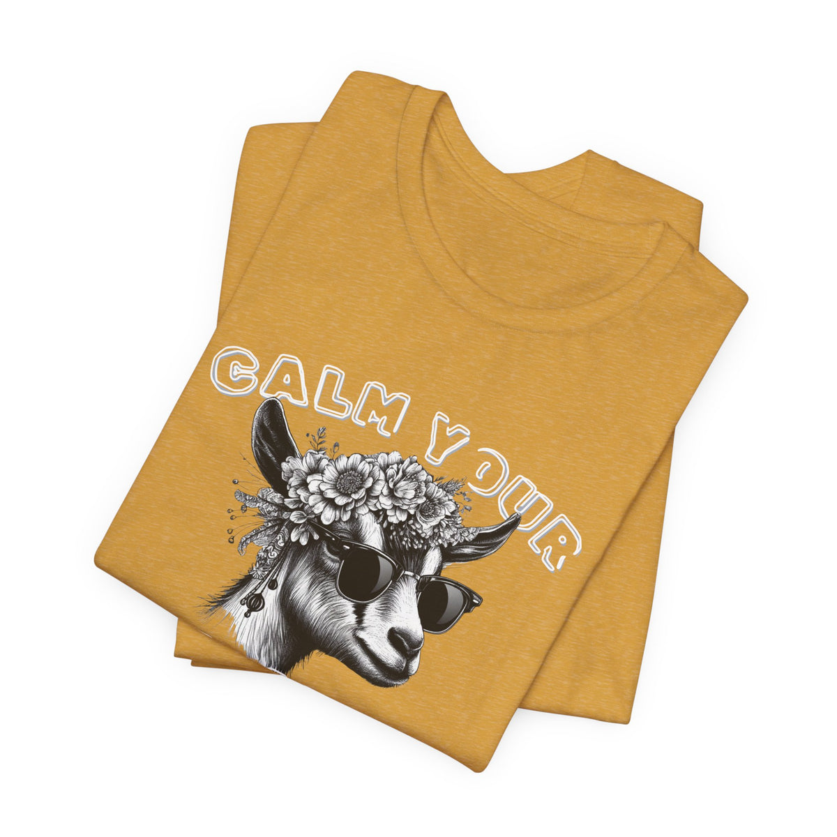 Unisex Jersey  Tee - "Calm Your Teats"