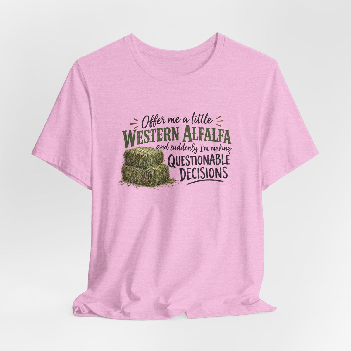 Unisex Jersey Short Sleeve Tee - "Western Alfalfa"