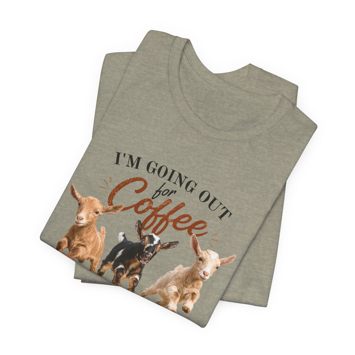 Unisex Jersey Short Sleeve Tee "Out for Coffee"