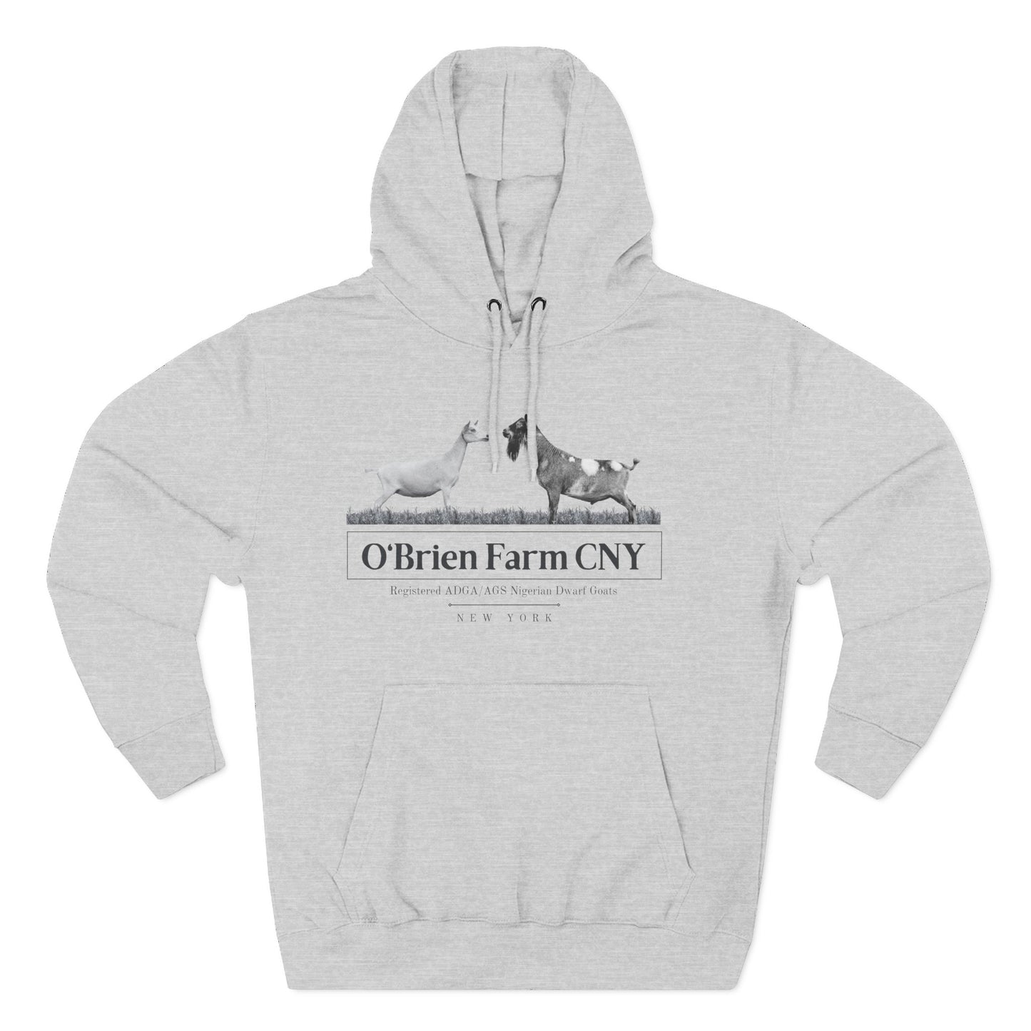 Three-Panel Fleece Hoodie "O'Brien Farm CNY"