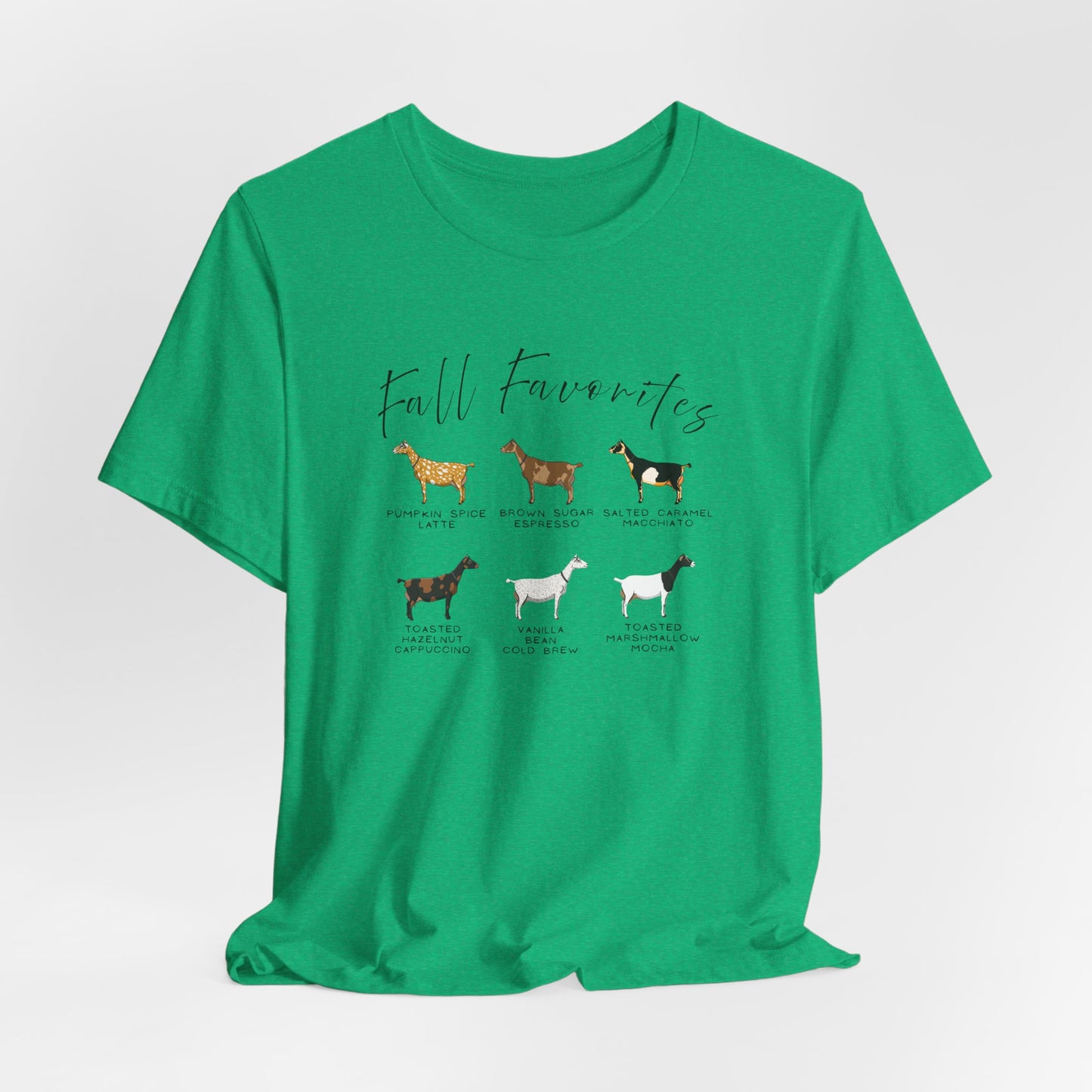 Unisex Jersey Short Sleeve Tee - "Fall Favorites'